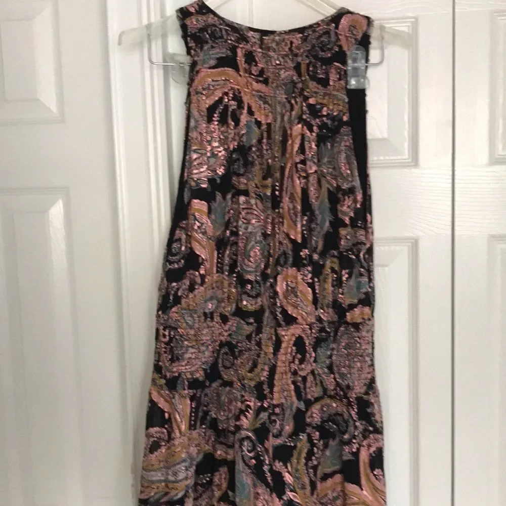 Free People Gold Dust Jumpsuit size M